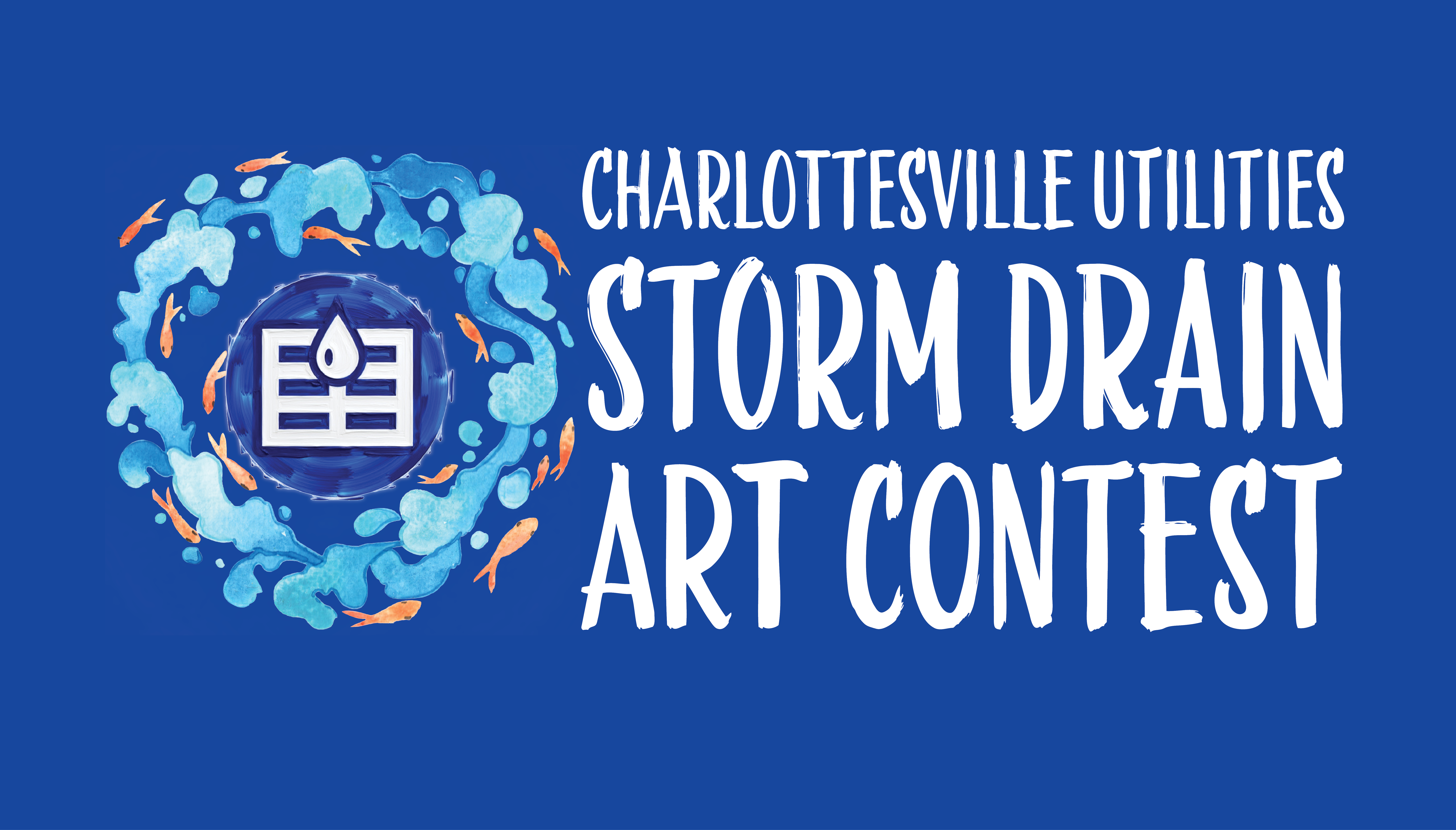 Charlottesville's Storm Drain Art Contest (decorative graphic)