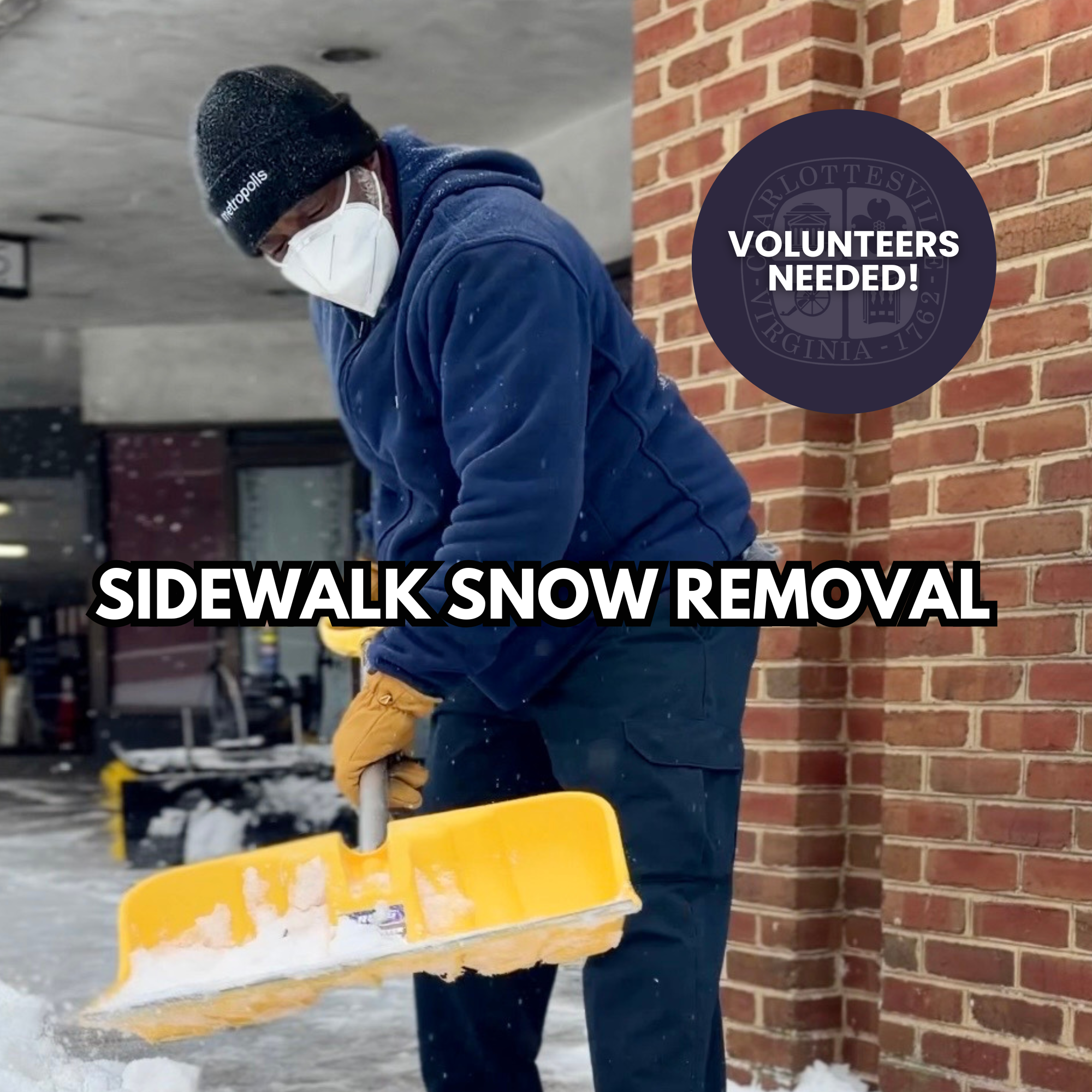 Volunteers Needed! Sidewalk Snow Removal