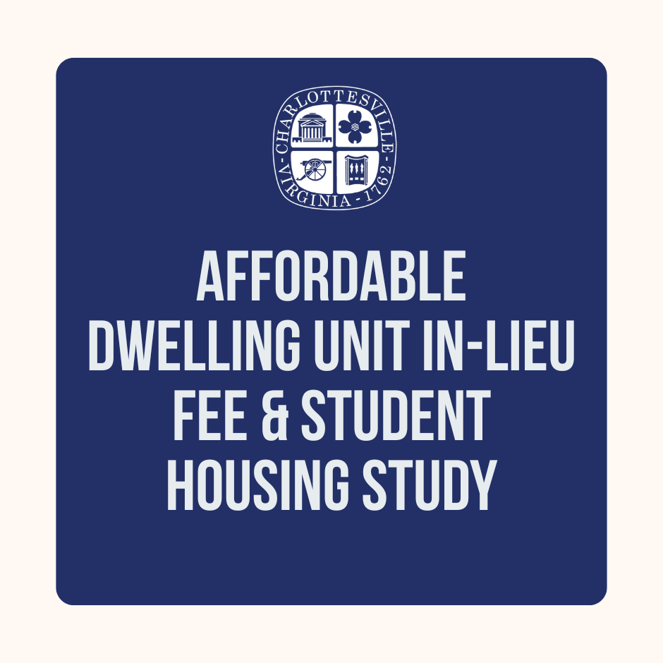 Affordable Dwelling In-Lieu Fee & Student Housing Study