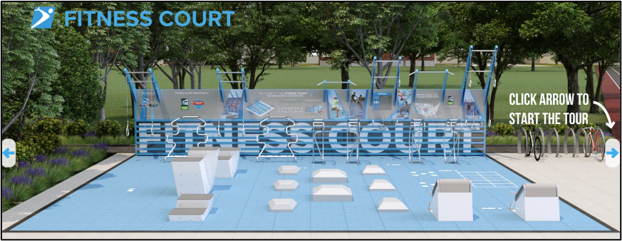 Example of a Fitness Court