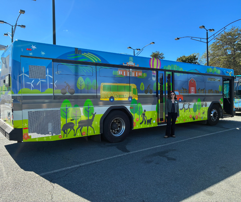 Art bus wrap photo 1